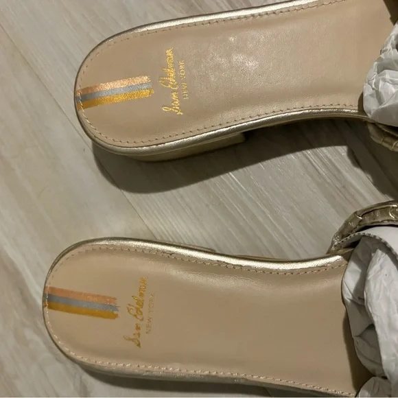 Sam Edelman Silver Woven Mules - Picture 4 of 5